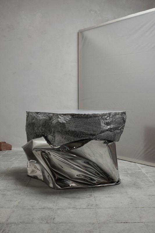Alu Cast Polystyrene Crushed Console / Created by Ben Storm