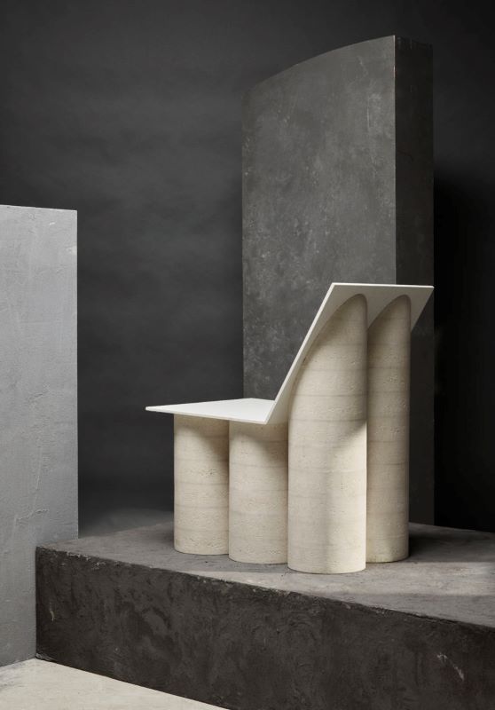 bolder chair / Designed by destroyers / builders