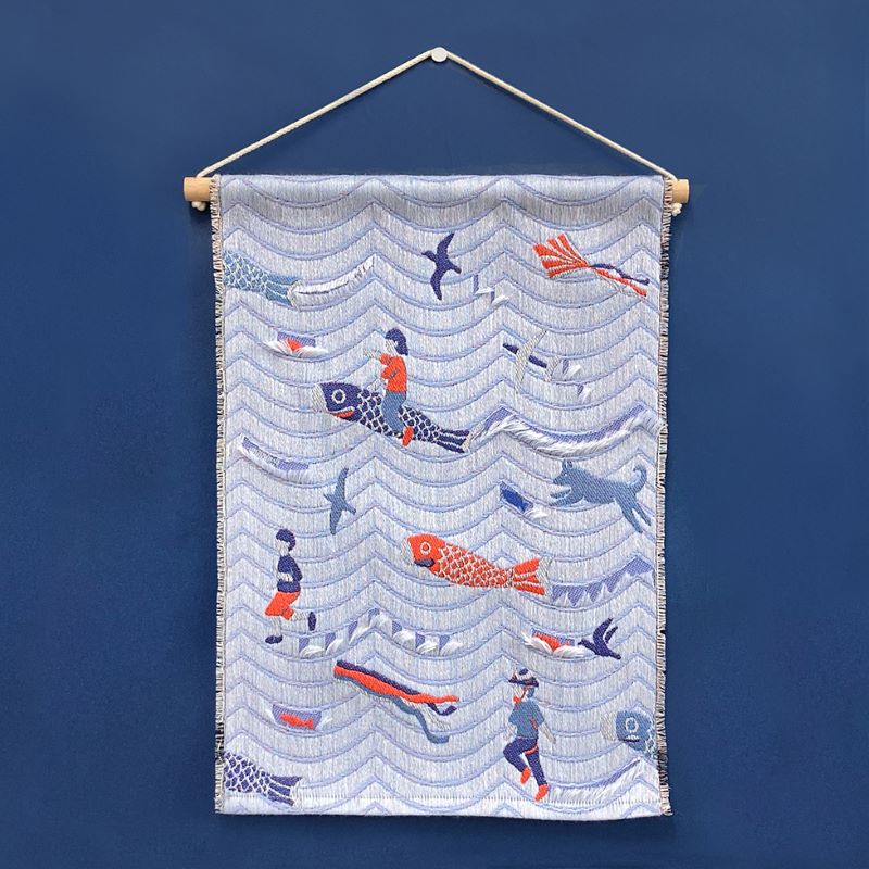 SNIP SNAP mini tapestry / Crafted by YURI HIMURO